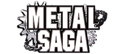 Metal Saga title screen for Playstation 2